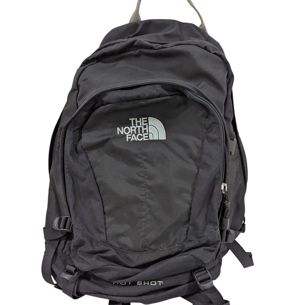 The North Face Hot Shot Black Backpack Preowned Condition